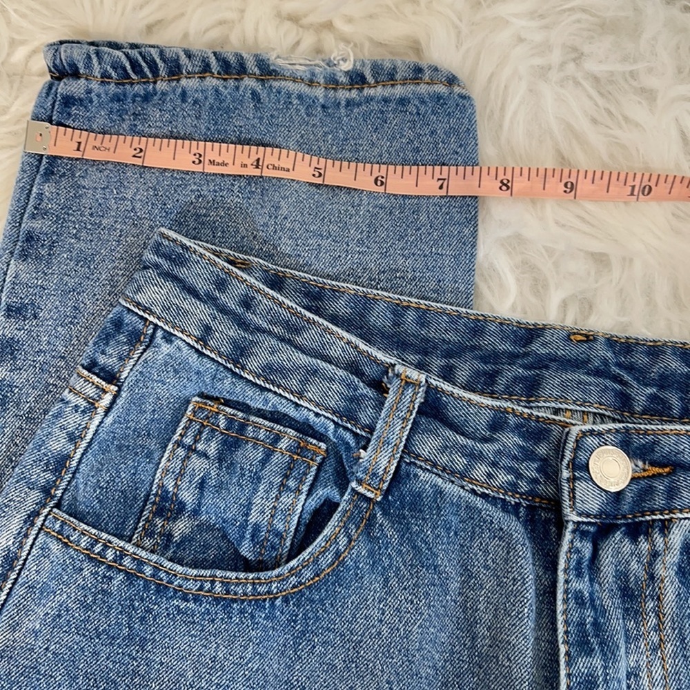 SHEIN Distressed High-Rise Jeans Size Medium (6) - Picture 10 of 10